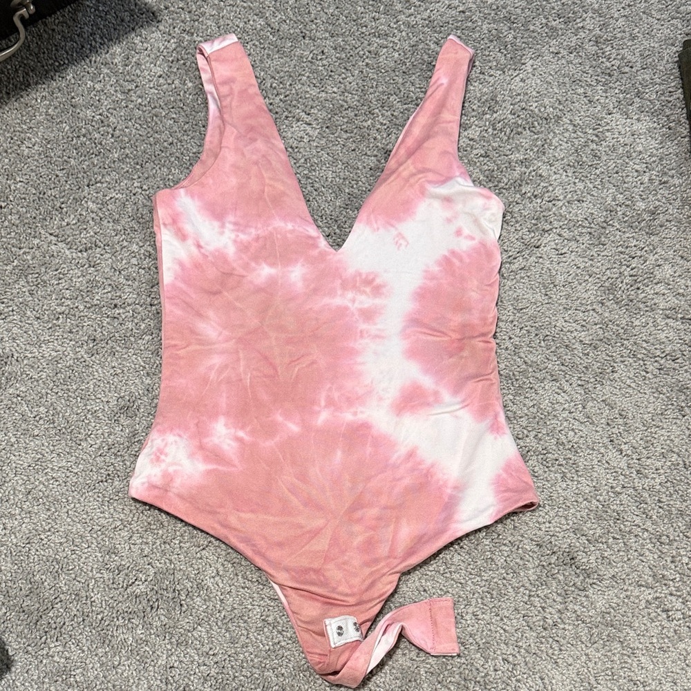 Pink Tie-Dye One Piece